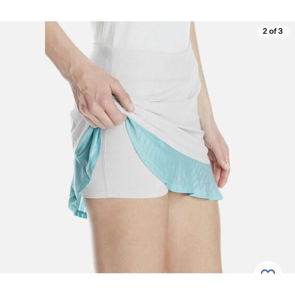 Adidas Athletic Mesh Skort Women’s Size XL  Light Blue Tennis, Golf, Outdoors - Picture 3 of 11